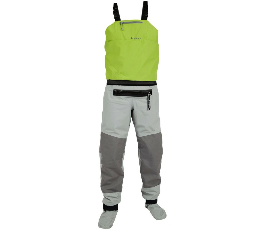 Activity Kokatat | Whirlpool Bib W/ Relief Zipper And Socks (Hydrus 3.0) Lichen